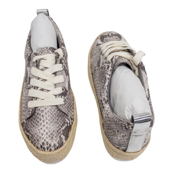 TREASURE & BOND Snake Platform Espadrille Sneakers 8 Women's - Picture 6 of 8